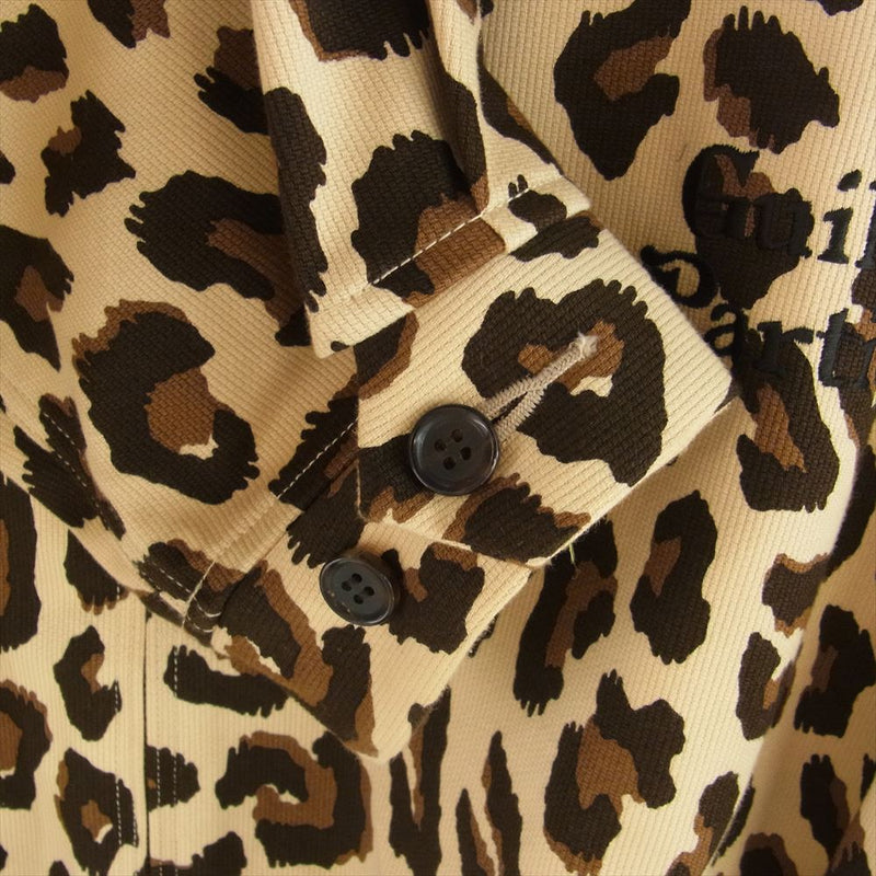 WACKO MARIA ワコマリア 113113104 × McGREGOR LEOPARD DRIZZLER JACKET マクレガー レオパード ドリズラー ジャケット ジップアップ ブルゾン XL【中古】