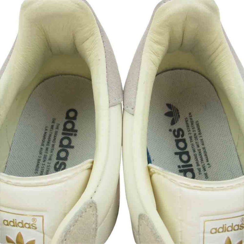 adidas アディダス IH8548 emmi Exclusive Gazelle Indoor Off White Aurora Black Gum エミ別注 ガゼル インドア オフホワイト オーロラブラック ガム スニーカー ベージュ系 26.5【中古】