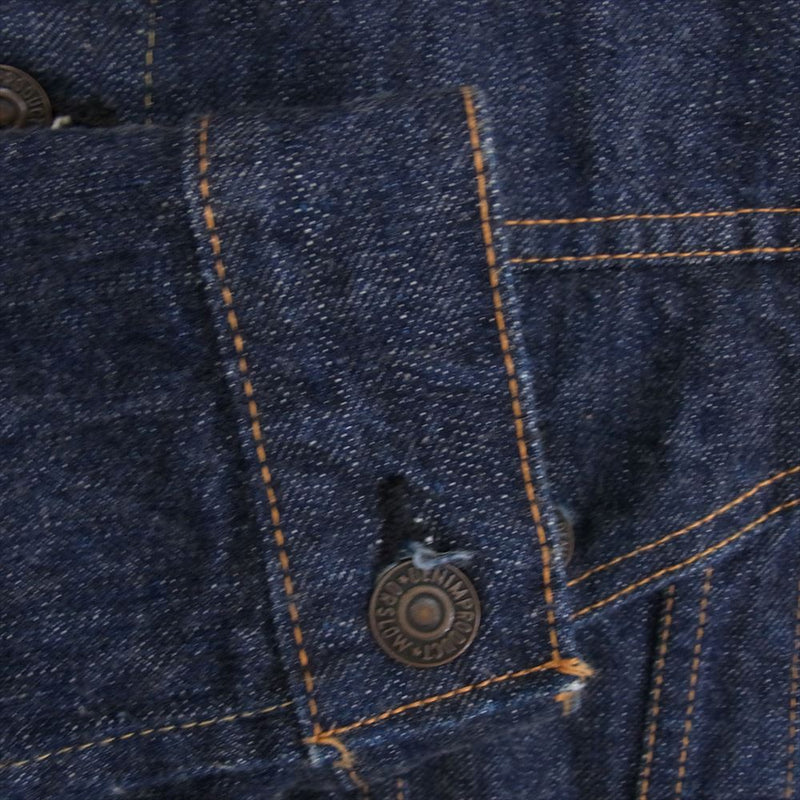 orSlow オアスロウ Lot 6005 3rd Type DENIM JACKET サードタイプ デニム ジャケット インディゴブルー系 M【中古】