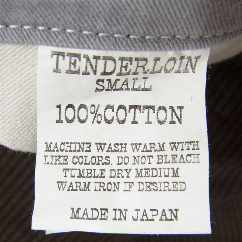 TENDERLOIN テンダーロイン T-BDP PIQUE LONG ピケ フリスコ コットン ワーク パンツ ブラウン系 S【中古】