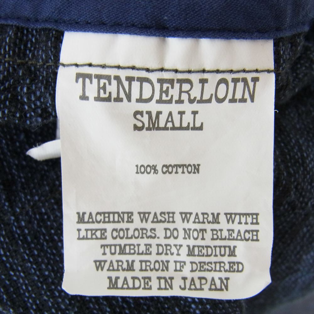 TENDERLOIN テンダーロイン 16SS T-BAJA SHT JKT バハ シャツ チャイナ ボタン ジャケット ネイビー系 S【中古】