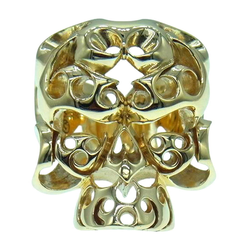 TENDERLOIN テンダーロイン 【新品仕上げ済み】T-SKULL RING GOLD ボルネオスカル 8K リング 17～18号【中古】