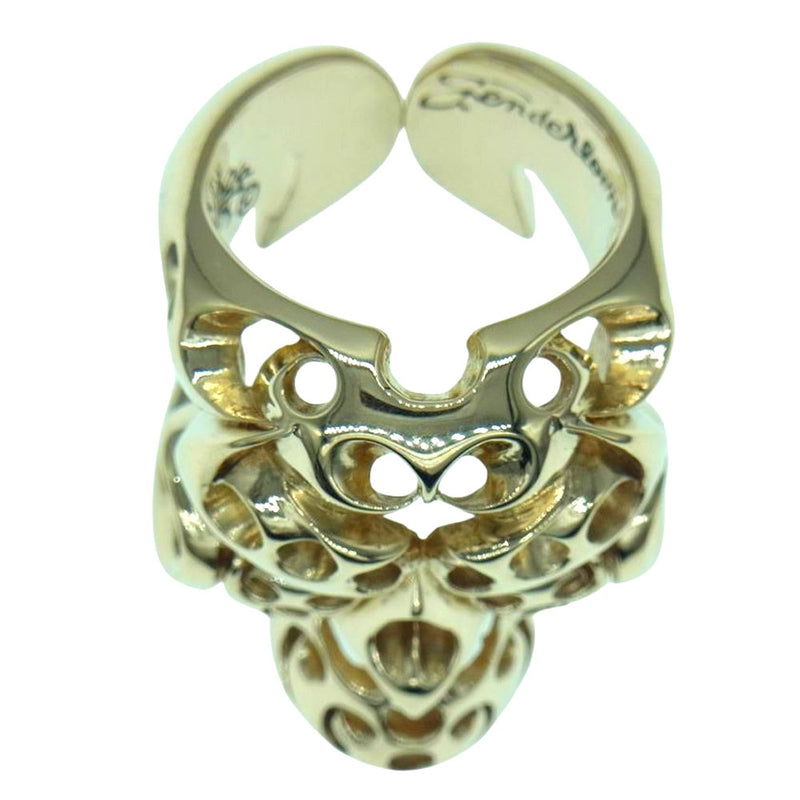 TENDERLOIN テンダーロイン 【新品仕上げ済み】T-SKULL RING GOLD ボルネオスカル 8K リング 17～18号【中古】