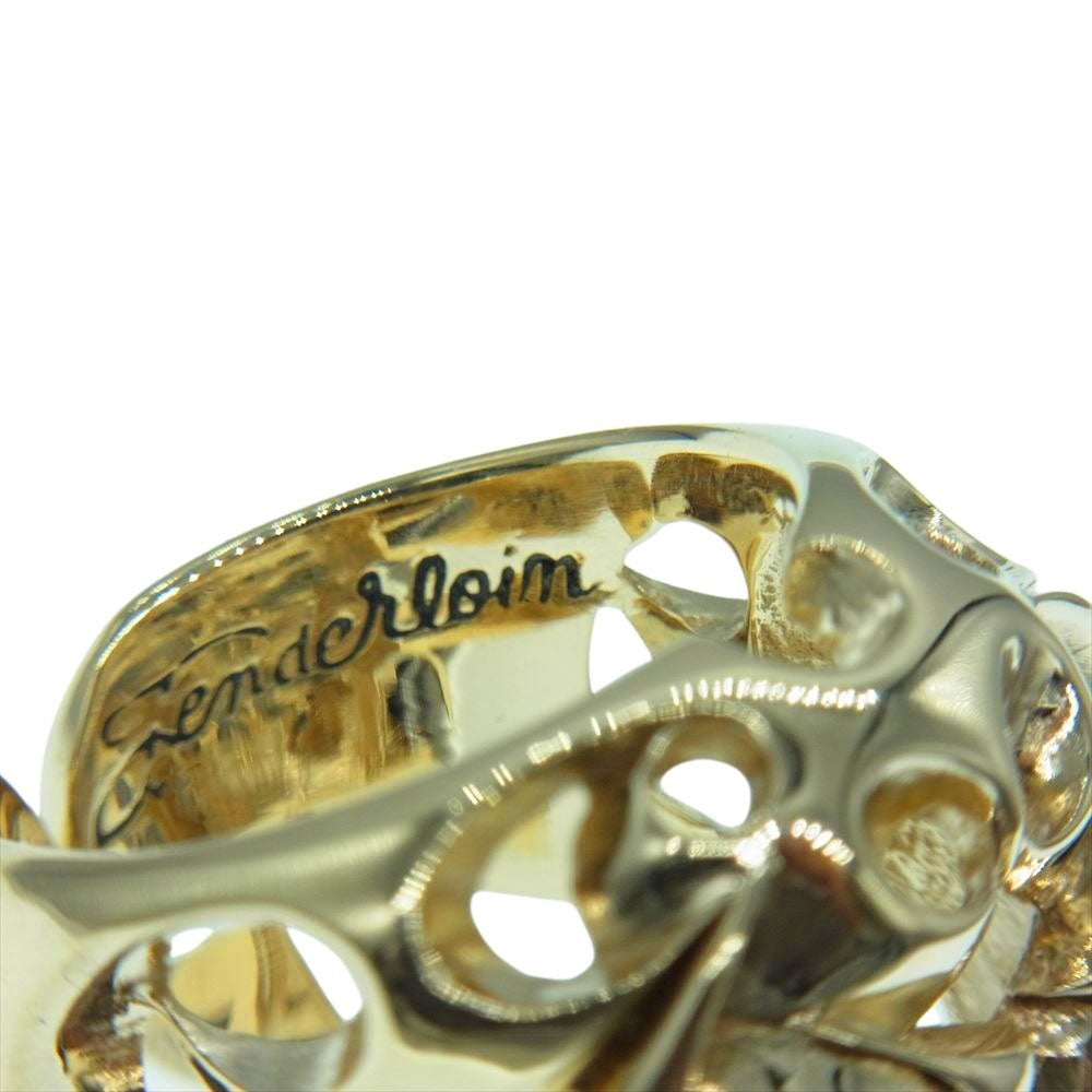 TENDERLOIN テンダーロイン 【新品仕上げ済み】T-SKULL RING GOLD ボルネオスカル 8K リング 17～18号【中古】