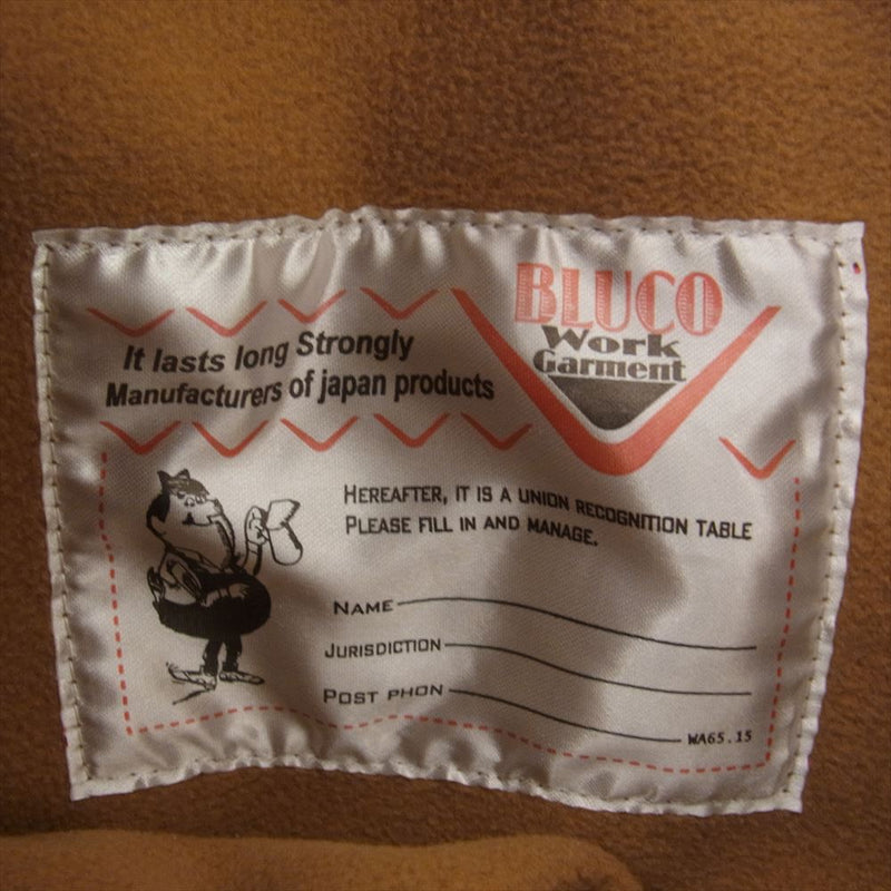 ブルコ OL-150W-022 WARM OVERALL コーデュロイ オーバーオール