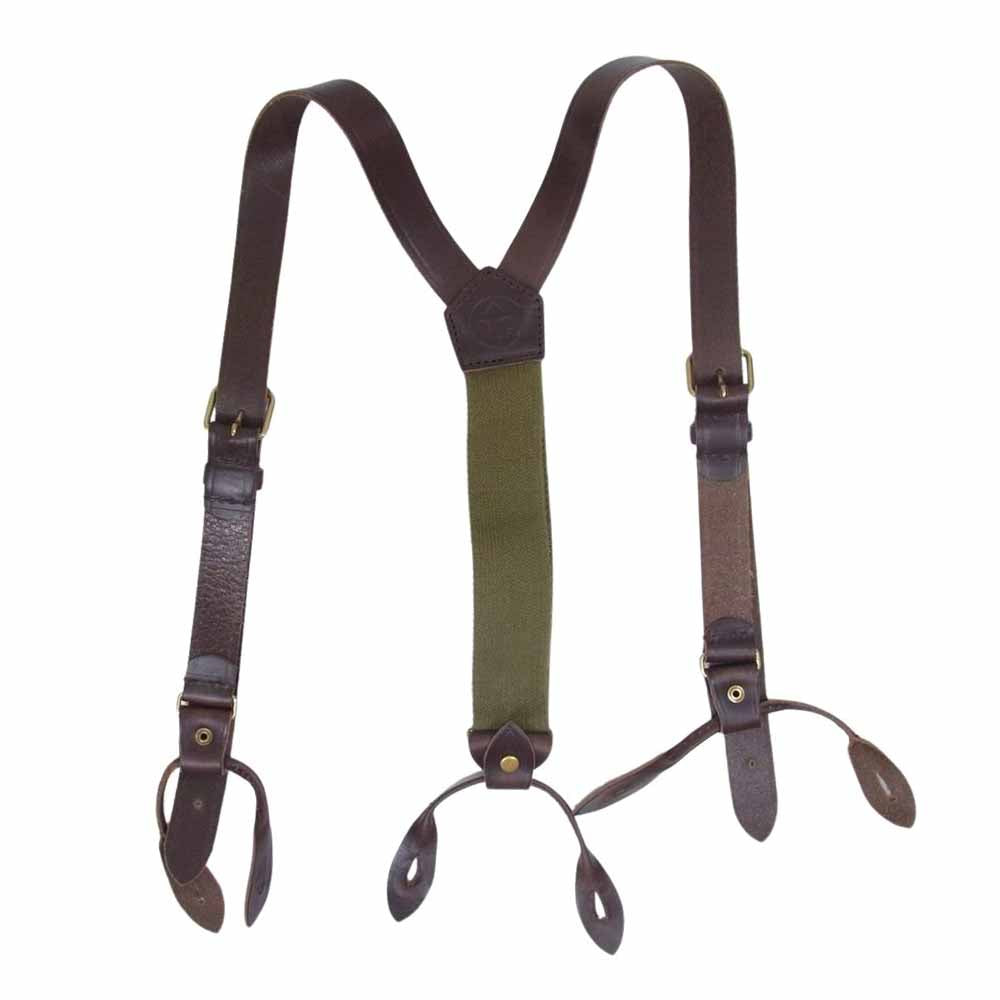 Nigel Cabourn ナイジェルケーボン U.S.ARMY サスペンダー カーキ系【中古】