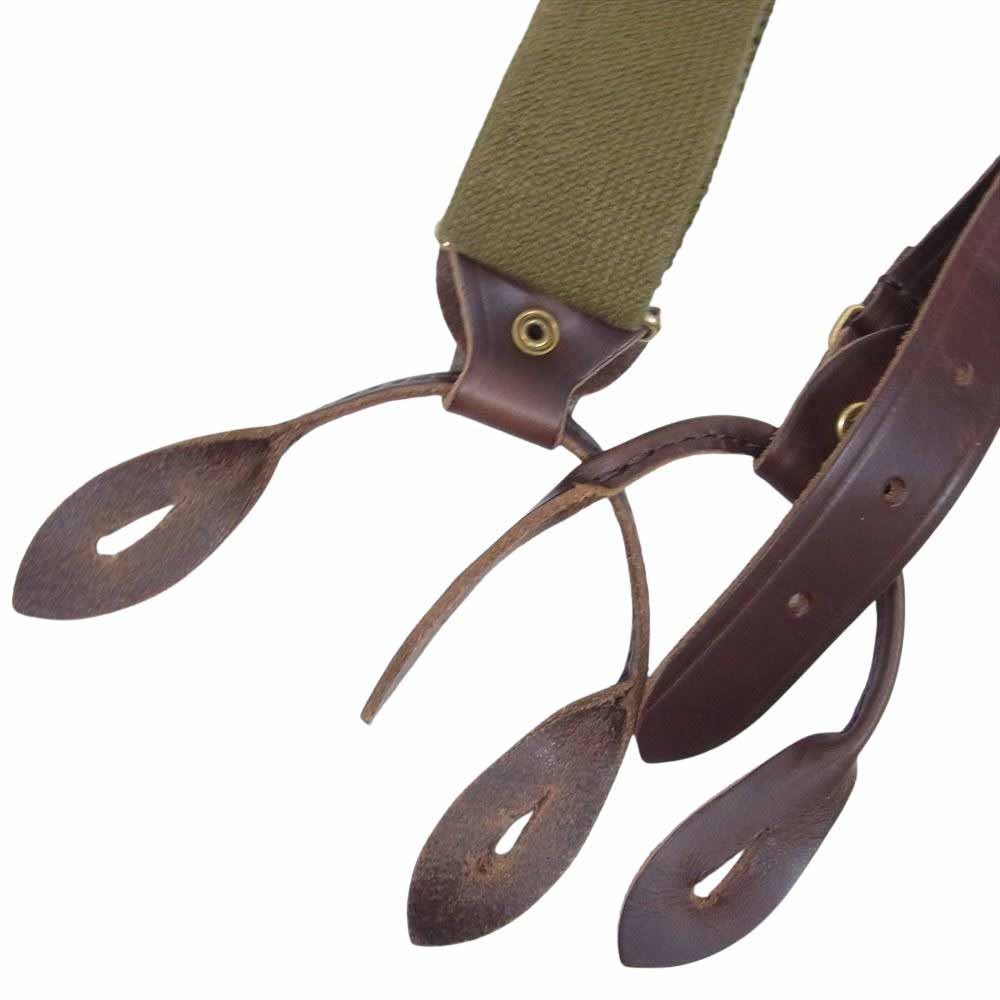 Nigel Cabourn ナイジェルケーボン U.S.ARMY サスペンダー カーキ系【中古】