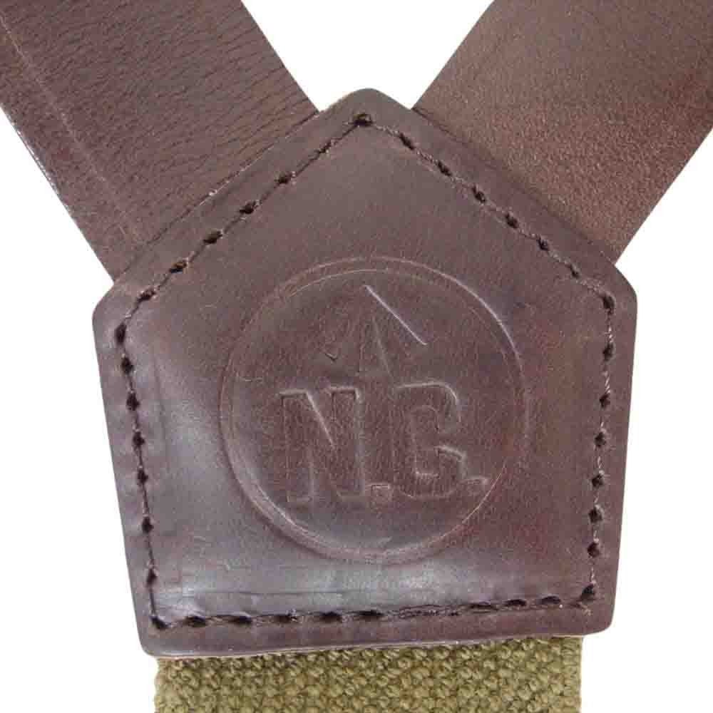 Nigel Cabourn ナイジェルケーボン U.S.ARMY サスペンダー カーキ系【中古】