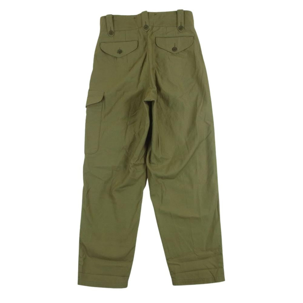 Nigel Cabourn ナイジェルケーボン 8045-00-50010 50s BATTLE DRESS MODIFIED PANTS バトル ドレス モディファイド パンツ オリーブ系 30【中古】