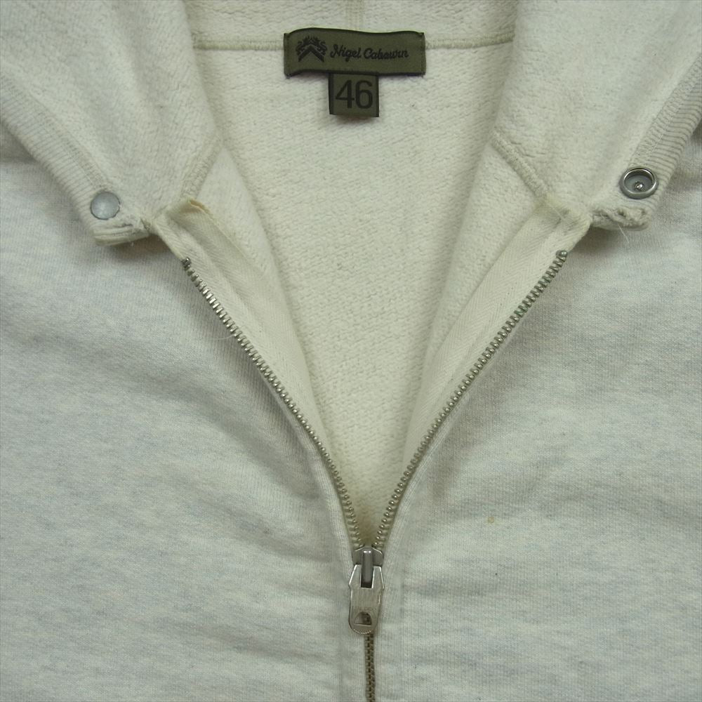 Nigel Cabourn ナイジェルケーボン 8043-00-20050 DECK PARKA IVORY デッキ ジップ パーカー 日本製 オフホワイト系 46【中古】
