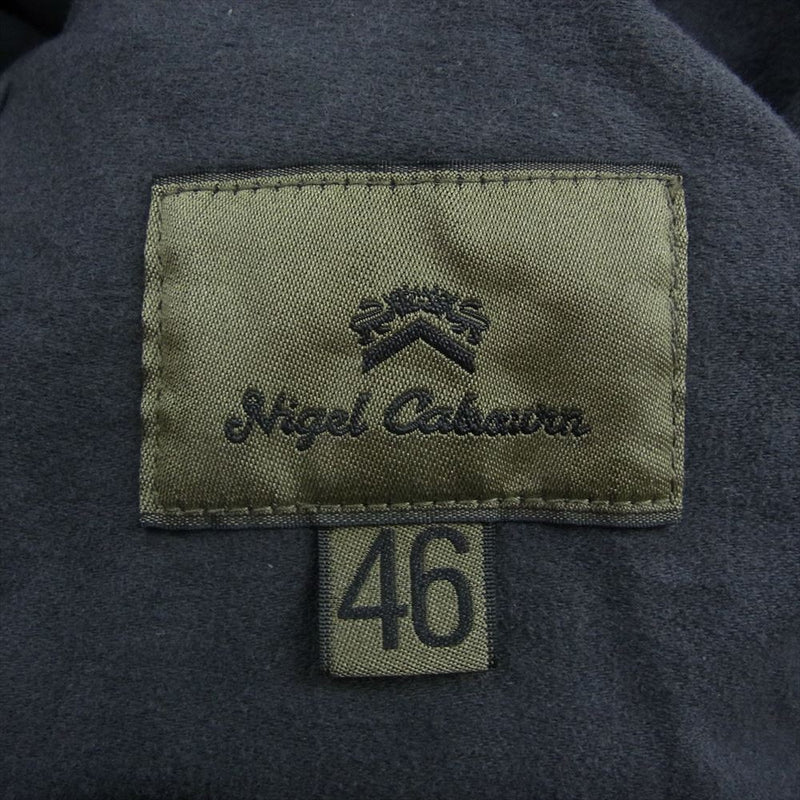 Nigel Cabourn ナイジェルケーボン NIGEL CABOURN FRENCH WORK DOUBLE BREAST JACKET フレンチワーク ダブルブレスト ジャケット チャコール系 46【中古】