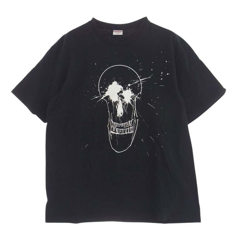 Supreme シュプリーム 22SS Ralph Steadman Skull Tee ラルフステッドマン スカル プリント 半袖 Tシャツ ブラック系 M【中古】