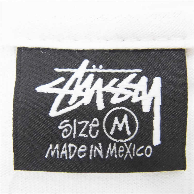 STUSSY ステューシー CHERRIES TEE 8ボール チェリー プリント 半袖 Tシャツ ホワイト系 M【美品】【中古】