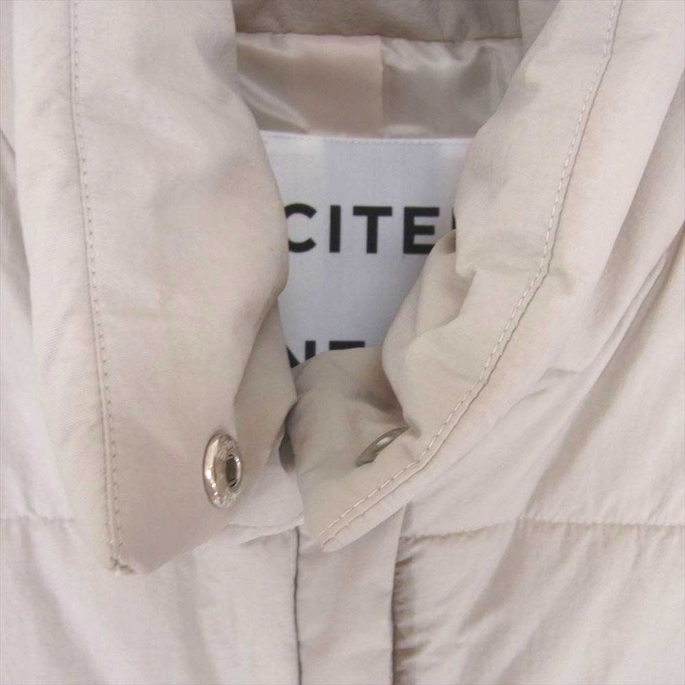 シテン 4225-699-0051 UNITED ARROWS パデッド Iライン パデッド 中綿 マキシコート ベージュ系 FREE【中古】