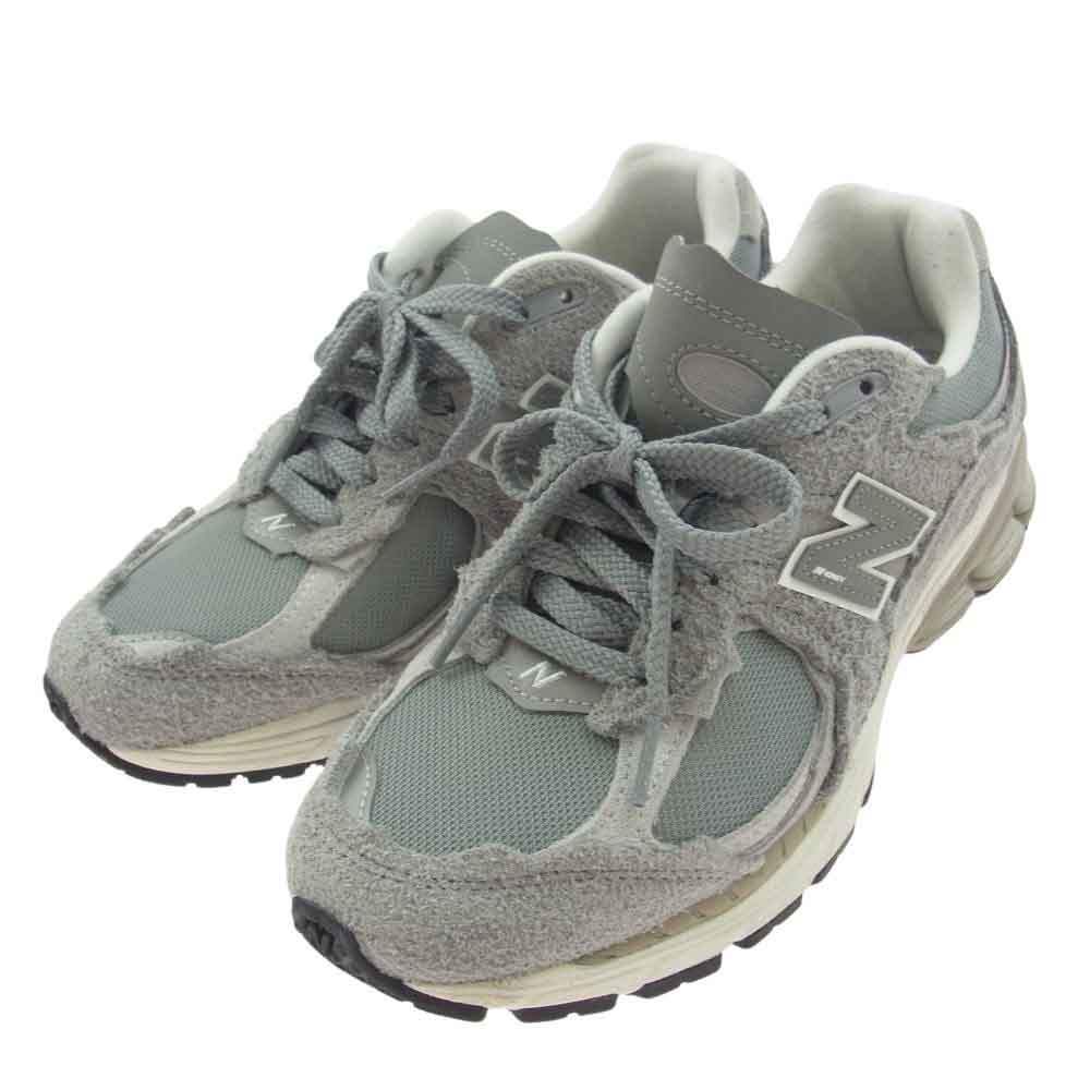 NEW BALANCE ニューバランス M2002RDM スエード メッシュ ローカット スニーカー グレー系 23.5cm【中古】