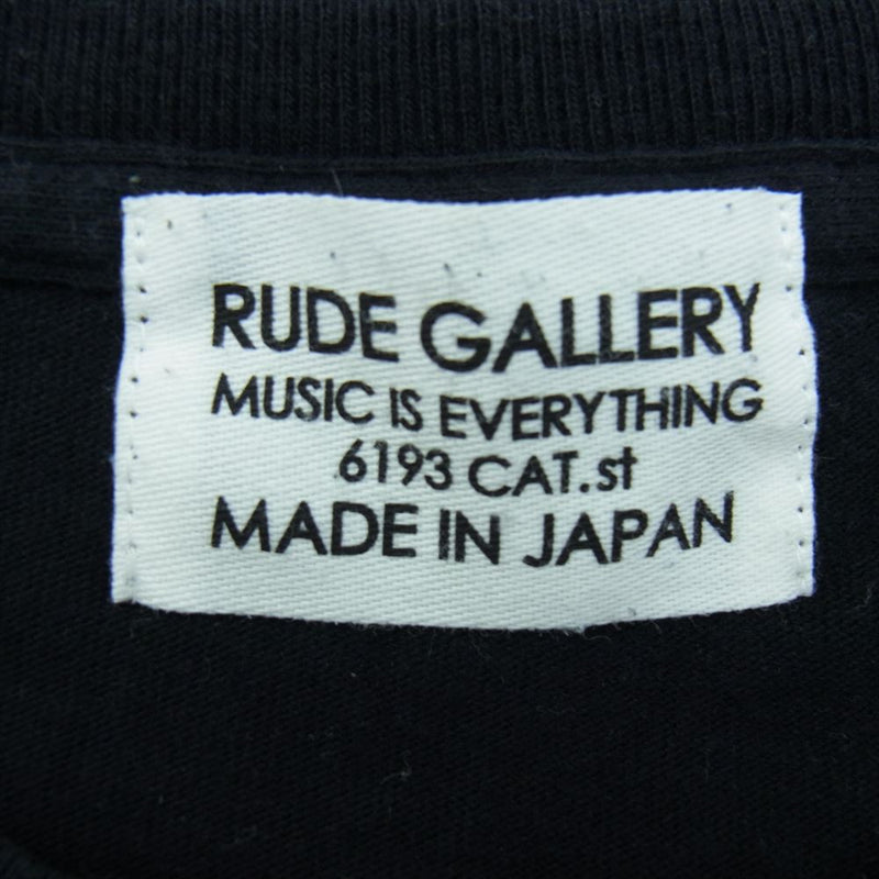 RUDE GALLERY ルードギャラリー RUDE BONE TEE ルード ボーン Tシャツ ブラック系 M【中古】