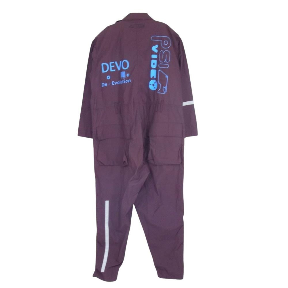 ヒューミス M-BL1301 CHEMICAL FLIGHT JUMP SUIT ケミカル フライト ジャンプスーツ オールインワン パープル系 M【新古品】【未使用】【中古】