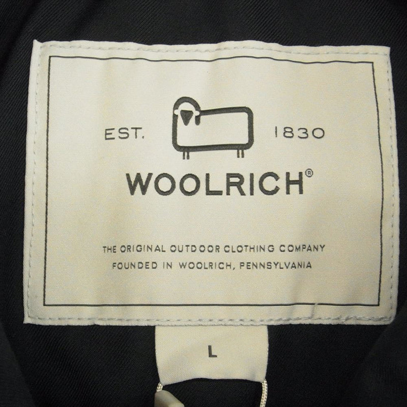 WOOLRICH ウールリッチ WWOU0951 PUFFY PRESCOTT JACKET パフィー プレスコット ショート パファー ダウン ジャケット ネイビー系 L【新古品】【未使用】【中古】