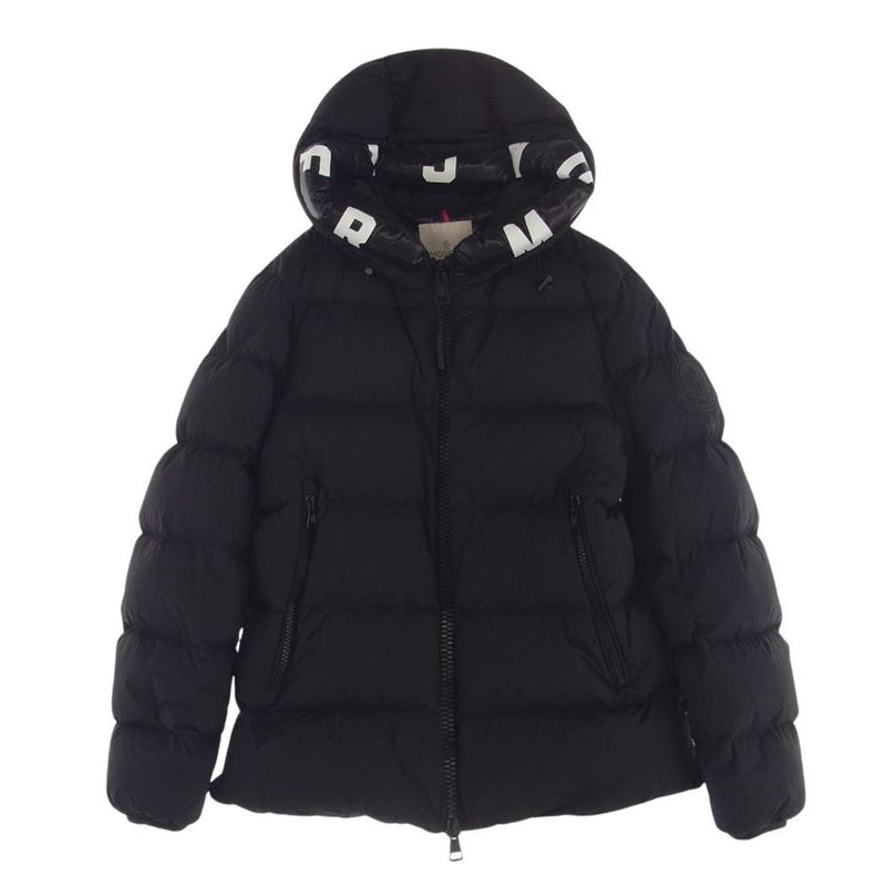 MONCLER モンクレール 19AW E20914131585　53859 DUBOIS GIUBBOTTO デュボア フード ロゴ ダウン ジャケット ブラック系 3【中古】