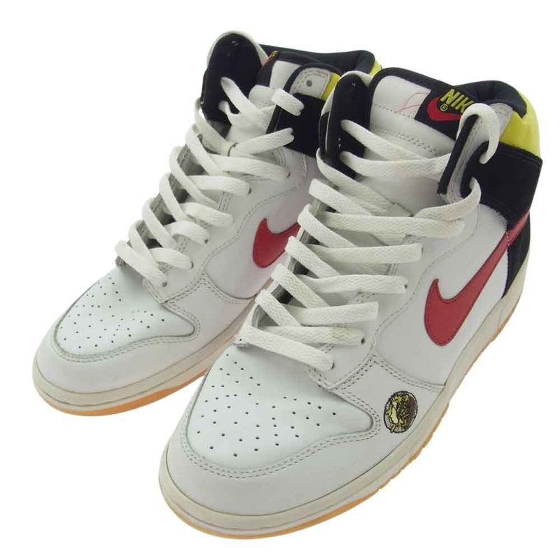 NIKE ナイキ 312423-161 5年製 DUNK HI GERMANY PACK ダンク ハイ ジャーマニー パック ハイカット スニーカー ホワイト系 26.5cm【中古】