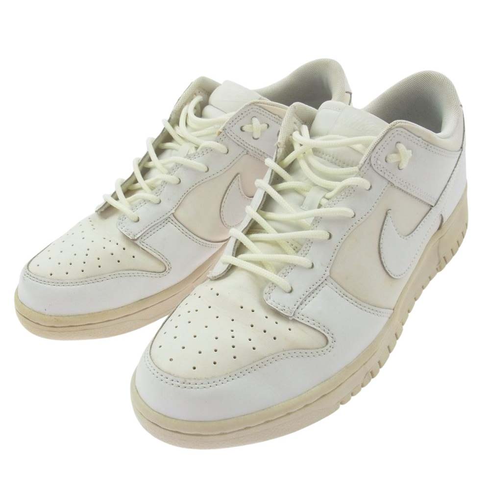 NIKE ナイキ 904234-100 LOW TRIPLE WHITE LEATHER ロー トリプル ホワイト レザー ローカット スニーカー ホワイト系  28cm【中古】