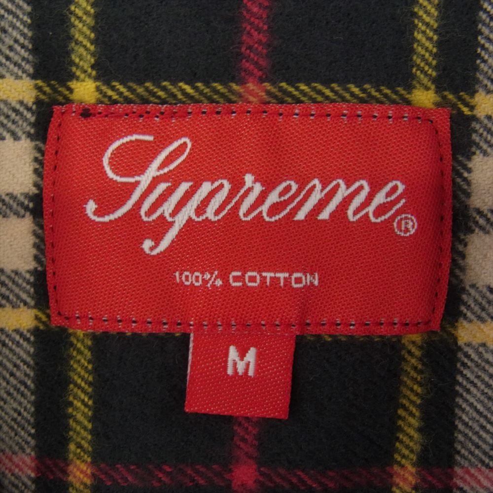 Supreme シュプリーム 20AW Tartan Flannel Shirt ボタンダウン タータン フランネル 長袖 チェック シャツ M【中古】