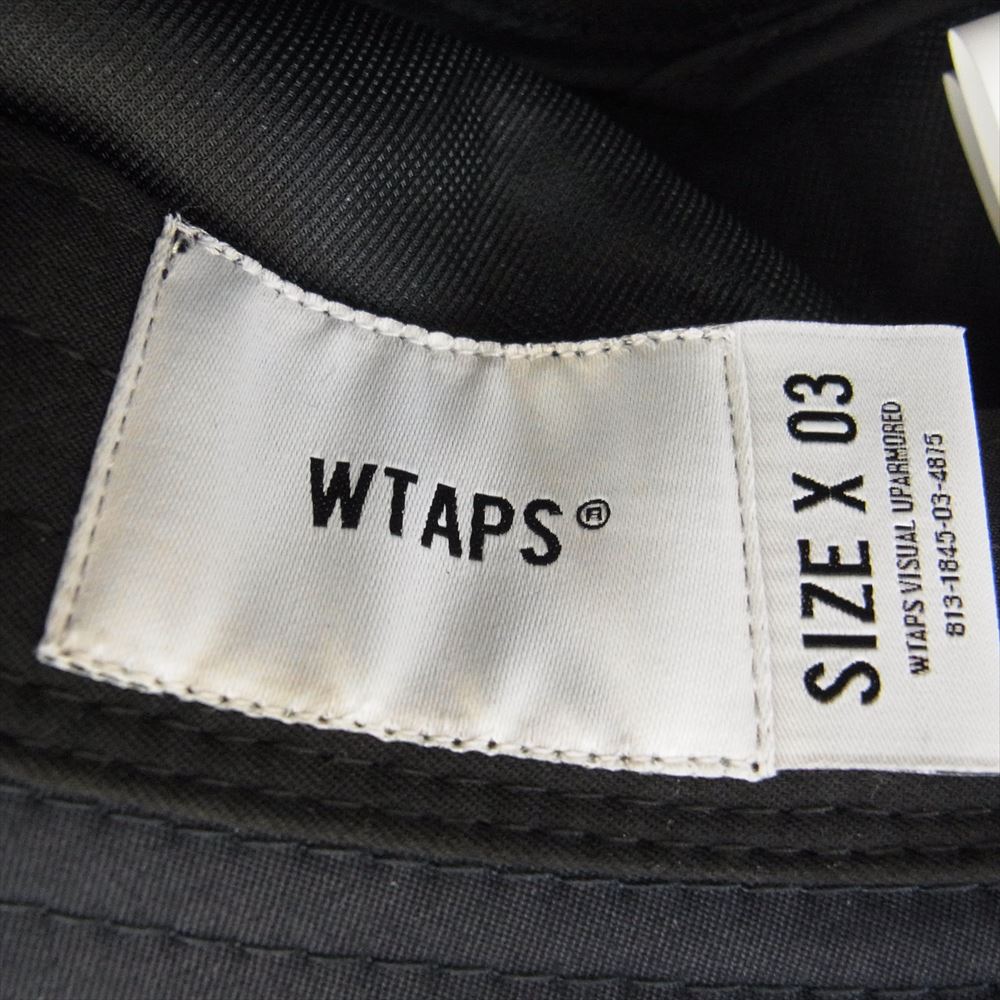 WTAPS ダブルタップス 23SS 231HCDT-HT04 BUCKET02/HAT/POLY.TWILL バケット ハット 帽子 ネイビー系【極上美品】【中古】