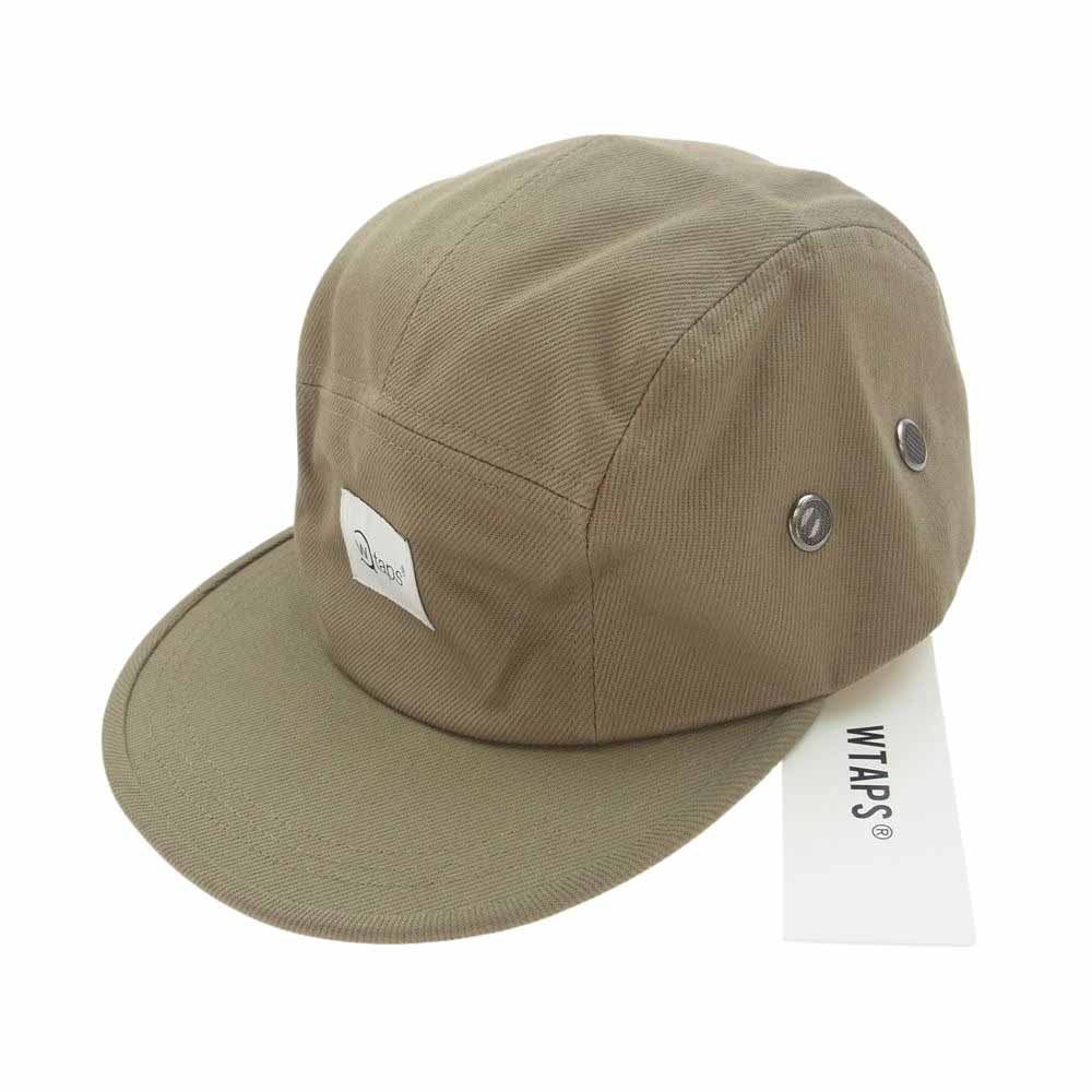 WTAPS ダブルタップス 21AW 212HCDT-HT02 T-5 02 CAP ロゴ キャンプ キャップ 帽子 ライトブラウン系【新古品】【未使用】【中古】