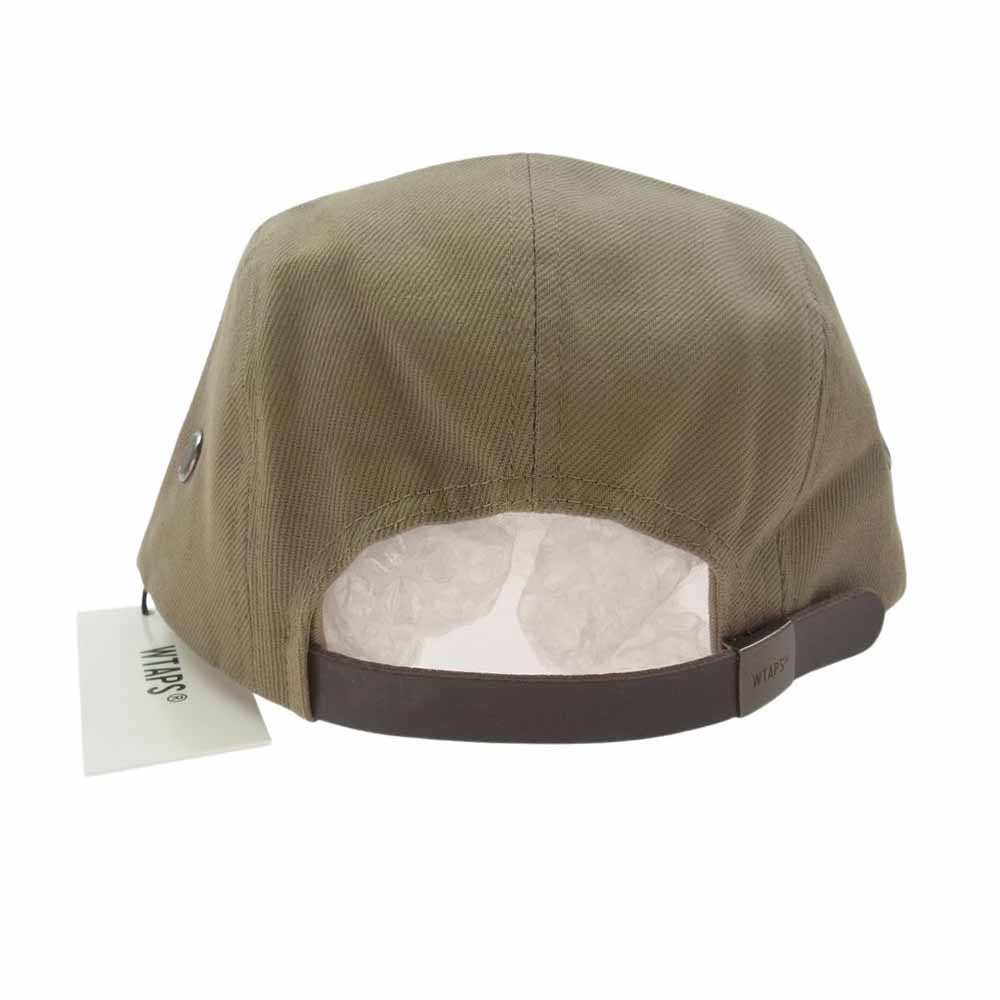 WTAPS ダブルタップス 21AW 212HCDT-HT02 T-5 02 CAP ロゴ キャンプ キャップ 帽子 ライトブラウン系【新古品】【未使用】【中古】