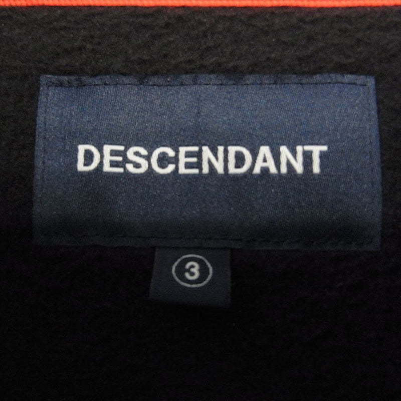 DESCENDANT ディセンダント 22AW 222ATDS-CSM34 HUMMING FLEECE PULLOVER フリース プルオーバー ジャケット 3【中古】