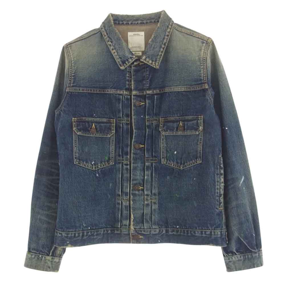 VISVIM ビズビム 19SS 0119105006003 SS 101 JKT DMGD-1002 F.I.L. EXCLUSIVE デニム ジャケット 4【美品】【中古】