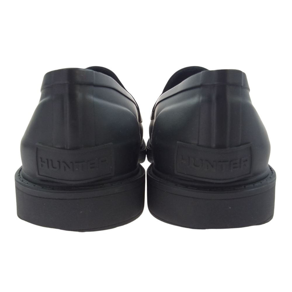 HUNTER ハンター MFF9062RMA MENS ORIGINAL PENNY LOAFER ペニーローファー 防水 レインシューズ ブラック系 US8【中古】