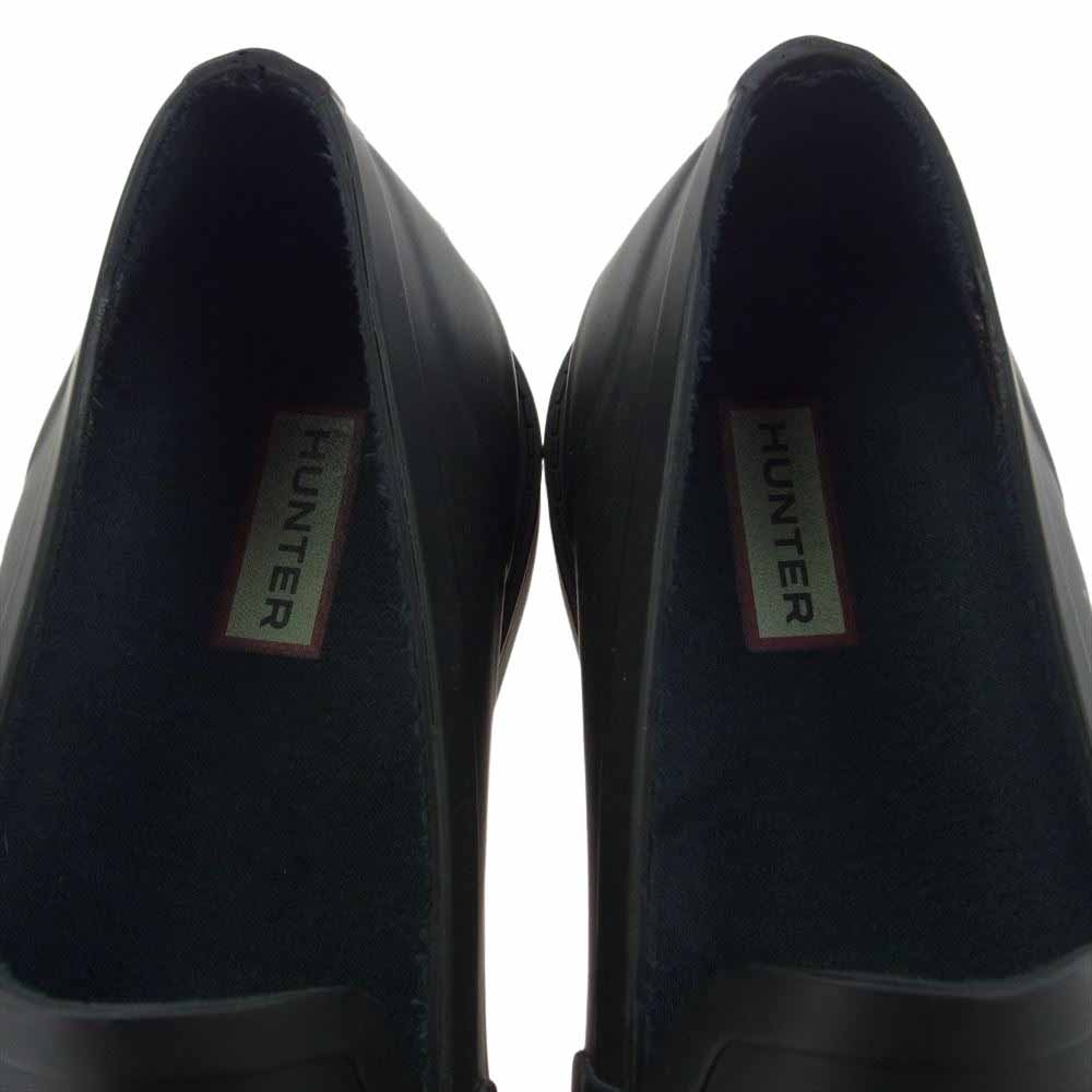 HUNTER ハンター MFF9062RMA MENS ORIGINAL PENNY LOAFER ペニーローファー 防水 レインシューズ ブラック系 US8【中古】