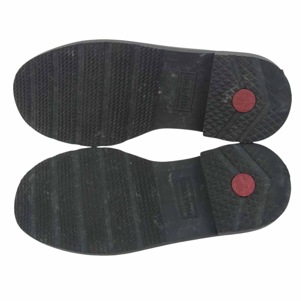 HUNTER ハンター MFF9062RMA MENS ORIGINAL PENNY LOAFER ペニーローファー 防水 レインシューズ ブラック系 US8【中古】