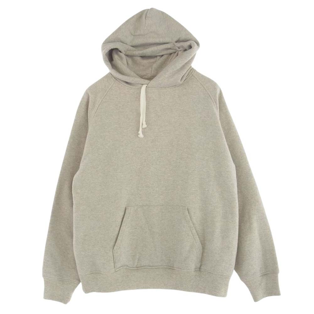 COMOLI コモリ 23AW Y03-05001 コットン吊裏毛パーカー プルオーバー フーディ グレー系 2【中古】