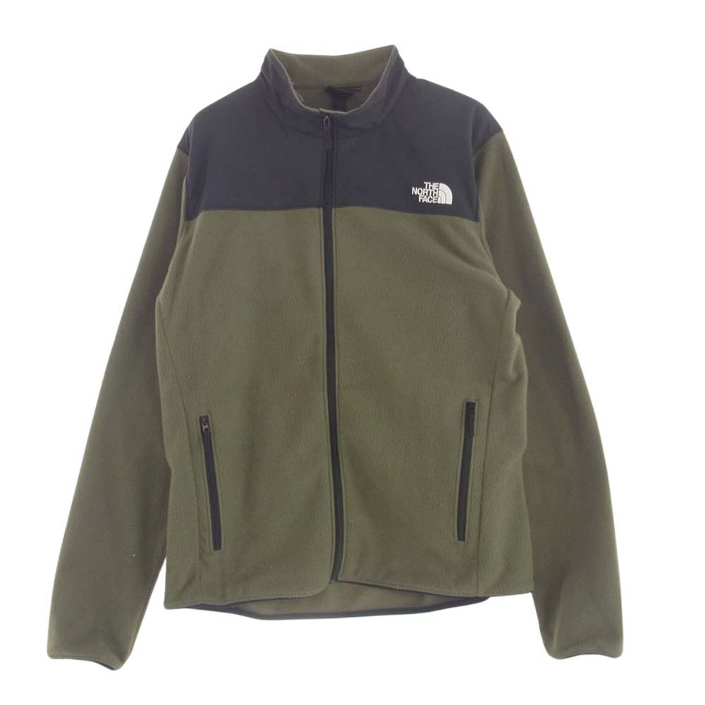 THE NORTH FACE ノースフェイス NL71904 MOUNTAIN VERSA MICRO JACKET マウンテン バーサ マイクロ フリース ジャケット カーキ系 XXL【中古】