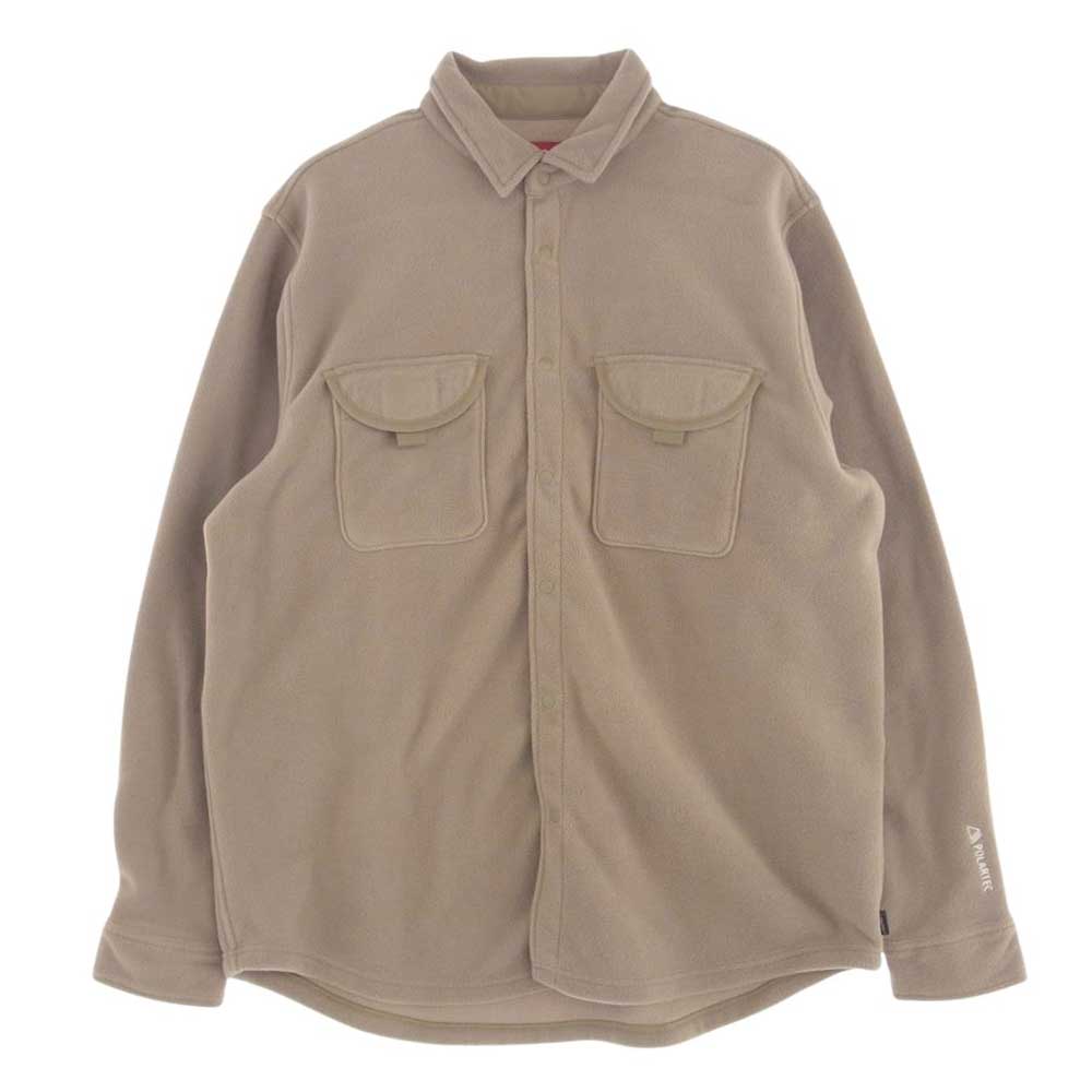 Supreme シュプリーム 23AW Polartec Shirt ポーラテック フリース シャツ Tan L【新古品】【未使用】【中古】