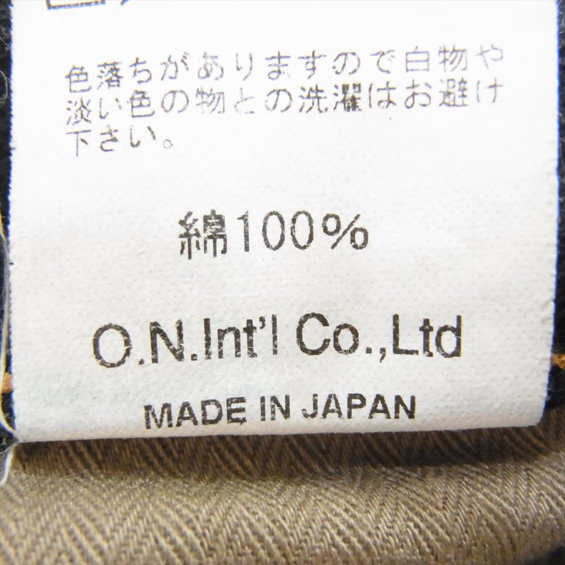 鬼デニム ONI-622-AIZUMI 16oz AIZUMI 鬼藍墨 RELAX TAPERD リラックステーパード デニムパンツ インディゴブルー系 36【中古】