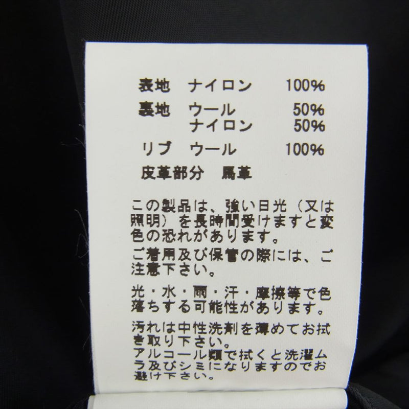 Buzz Rickson's バズリクソンズ BR13175 WILLIAM GIBSON COLLECTION Type BLACK L-2B LONG ウィリアムギブソン フライト ジャケット ロング ブラック系 42【中古】