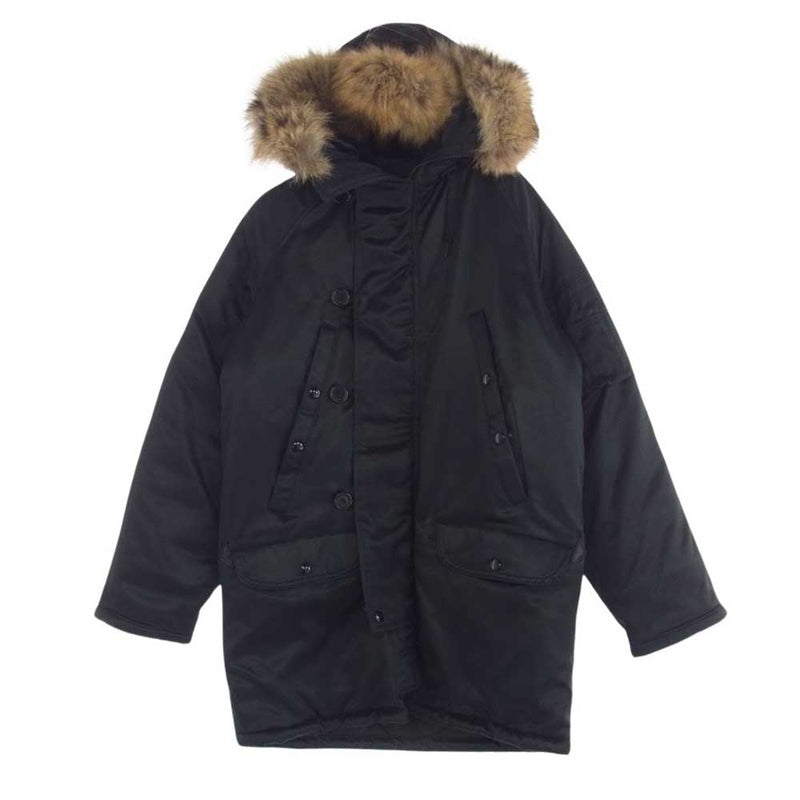 SPIEWAK スピーワック MIL-J-3786J N-3B PARKA EXTREME COLD WEATHER ナイロン フライトジャケット ブラック系 34【中古】