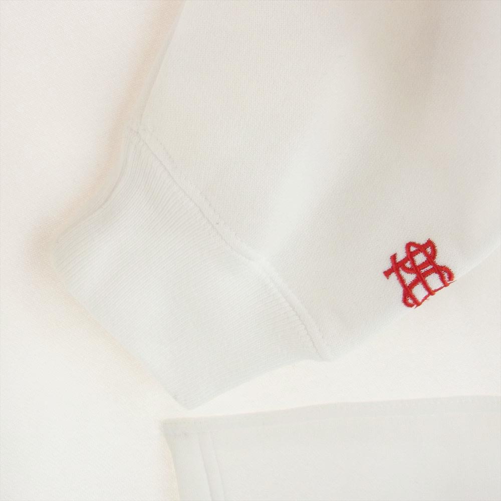 ポークチョップガレージサプライ THIS IS ORIGINAL HOODIE ディスイズオリジナル フーディ プルオーバー パーカー ホワイト系 L【中古】