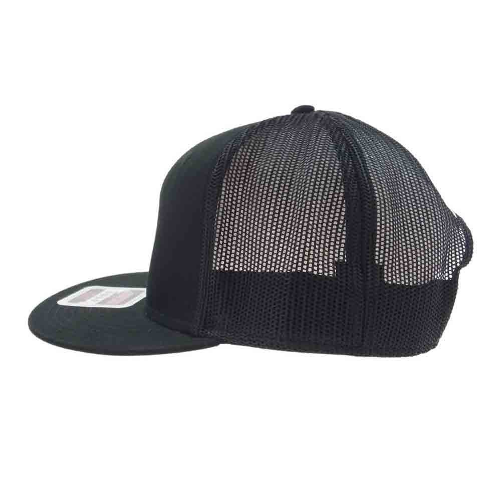 ポークチョップガレージサプライ STENCIL CS MESH CAP ステンシル サークルロゴ メッシュキャップ 帽子 ブラック系【極上美品】【中古】