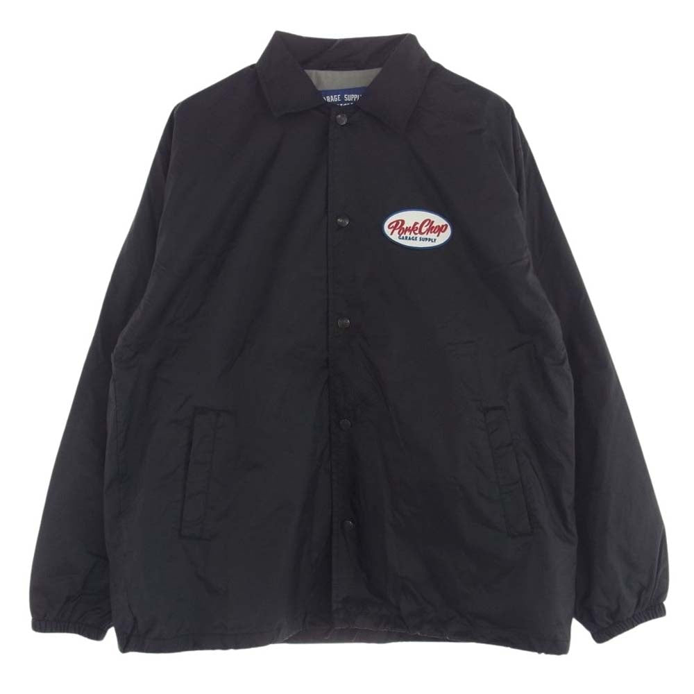 ポークチョップガレージサプライ PORK BACK COACH JKT ポークバック コーチジャケット ブラック系 L【美品】【中古】