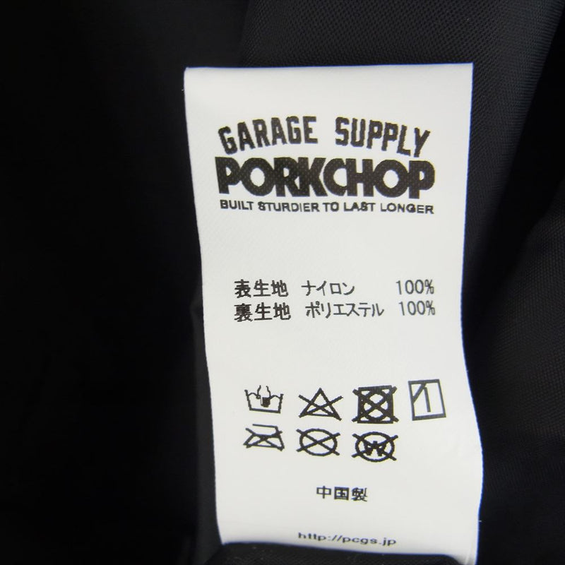 ポークチョップガレージサプライ PORK BACK COACH JKT ポークバック コーチジャケット ブラック系 L【美品】【中古】