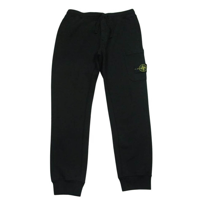 STONE ISLAND ストーンアイランド 741564551 豊田貿易タグ CARGO PANTS ワッペン付き スウェット カーゴ パンツ ブラック系 M【中古】