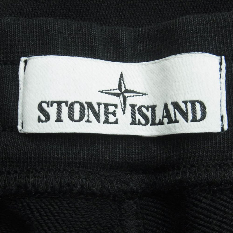 STONE ISLAND ストーンアイランド 741564551 豊田貿易タグ CARGO PANTS ワッペン付き スウェット カーゴ パンツ ブラック系 M【中古】