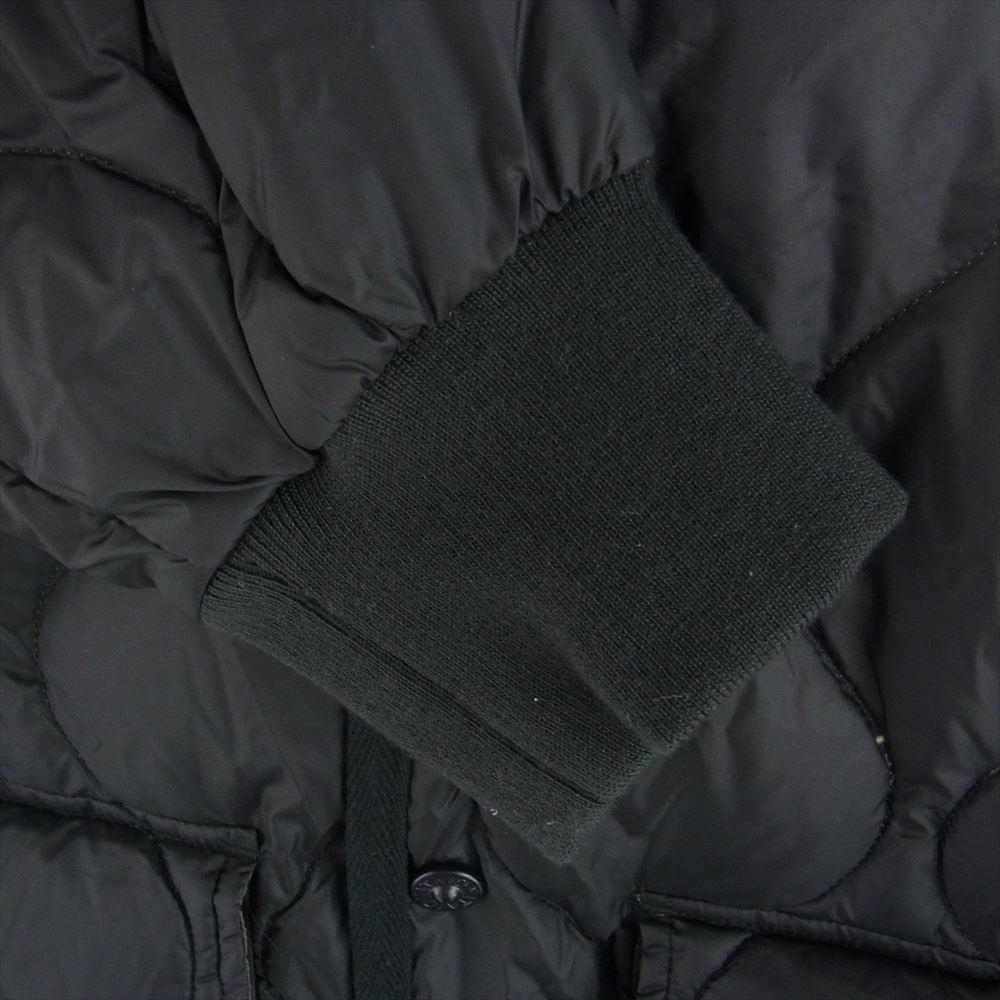 タイオン TAION-104LSBPML-1 MILITARY LINE ミリタリーライン ソフトシェル オーバーサイズ クルーネック ダウン ジャケット ブラック系 M【新古品】【未使用】【中古】