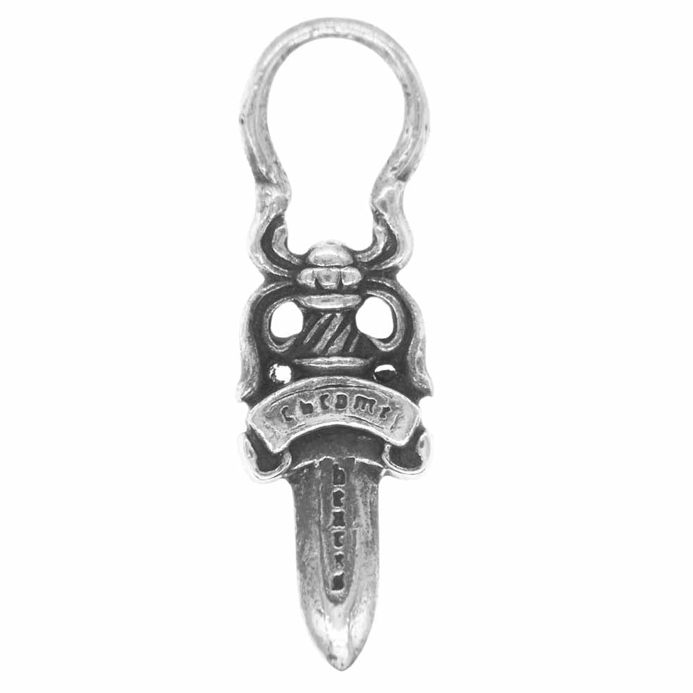 CHROME HEARTS クロムハーツ（原本無） ダガー ジップ ペンダントトップ シルバー系【中古】