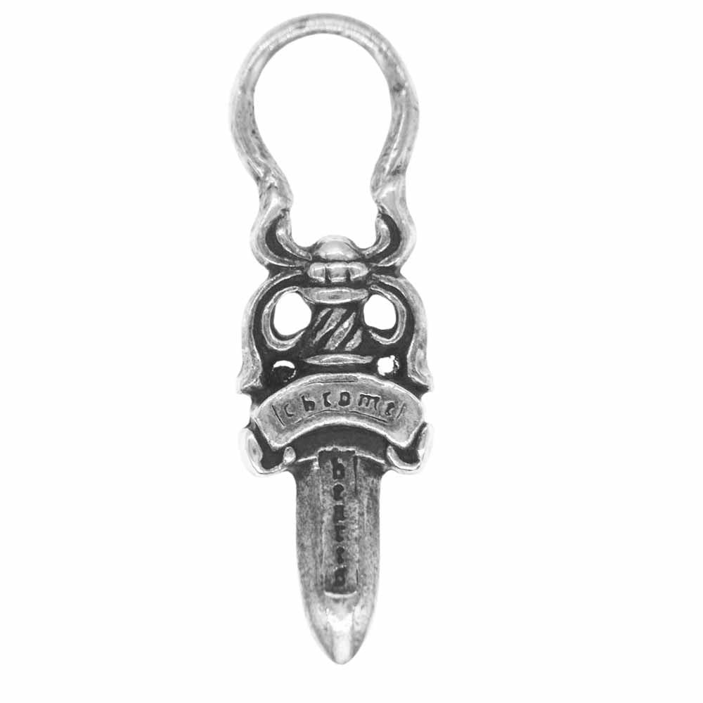 CHROME HEARTS クロムハーツ（原本無） ダガー ジップ ペンダントトップ シルバー系【中古】