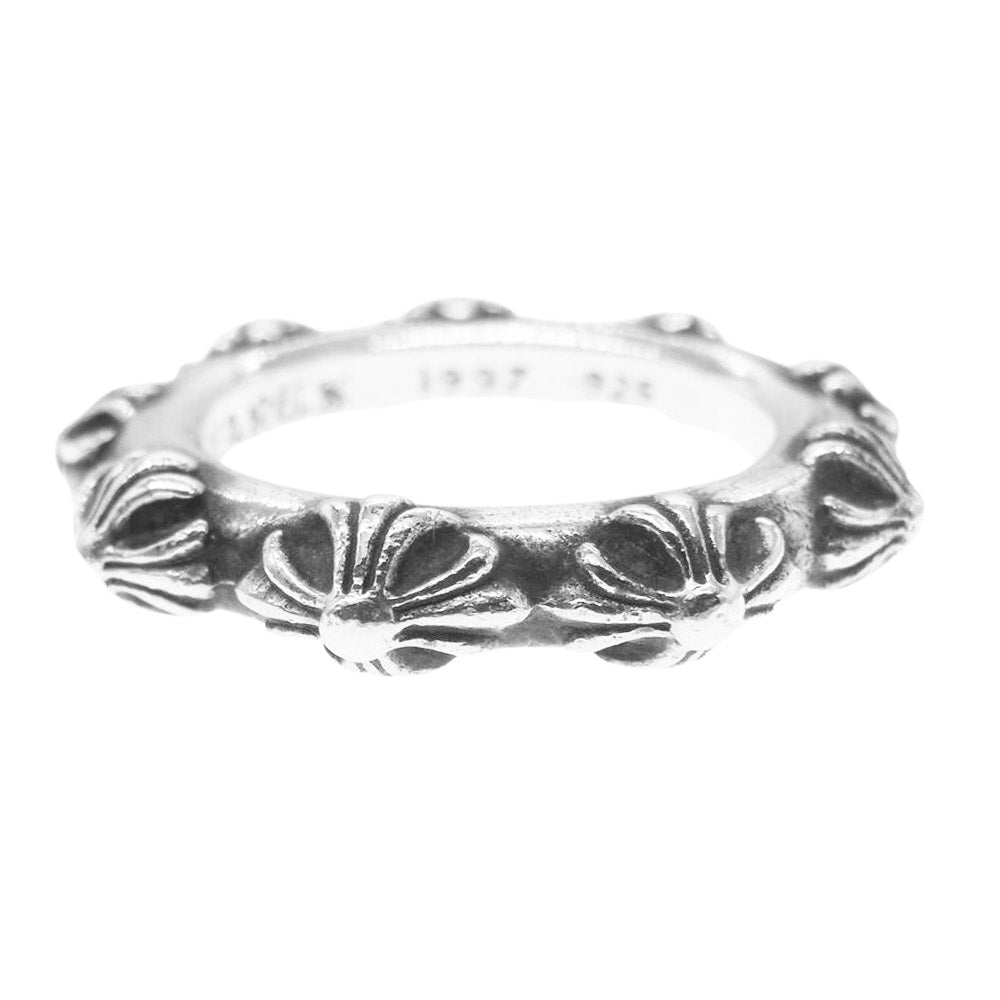 CHROME HEARTS クロムハーツ（原本無） CROSS BAND クロスバンド リング シルバー系 21号【中古】